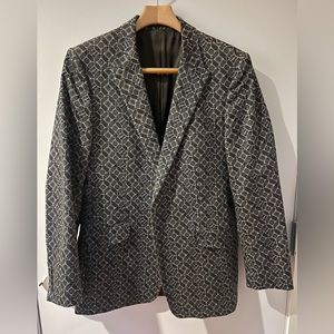 Men's Paul Smith monogram jacquard blazer.